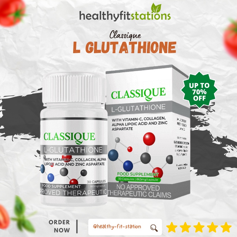 Classique 5in1 LGlutathione whitening supplement with vitamin C