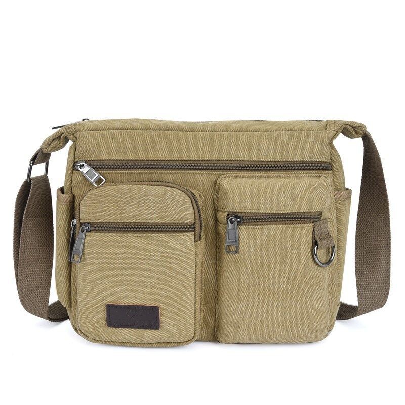 Canvas Mens Crossbody Shoulder Messenger Bag with Large Capacity for Men Boys Travel bag