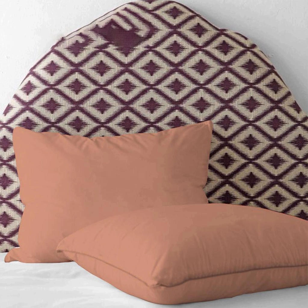 ♠Kasa Bella Plain Pillow Case Set Of 2 18X28 Inches Washed Cotton 2Pack Reduces Allergies