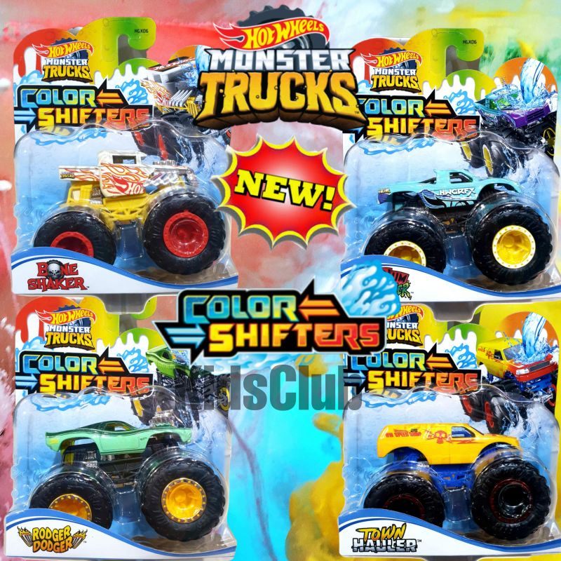 Hotwheels Monster Truck Color Shifters/Monster Truck Color Changing