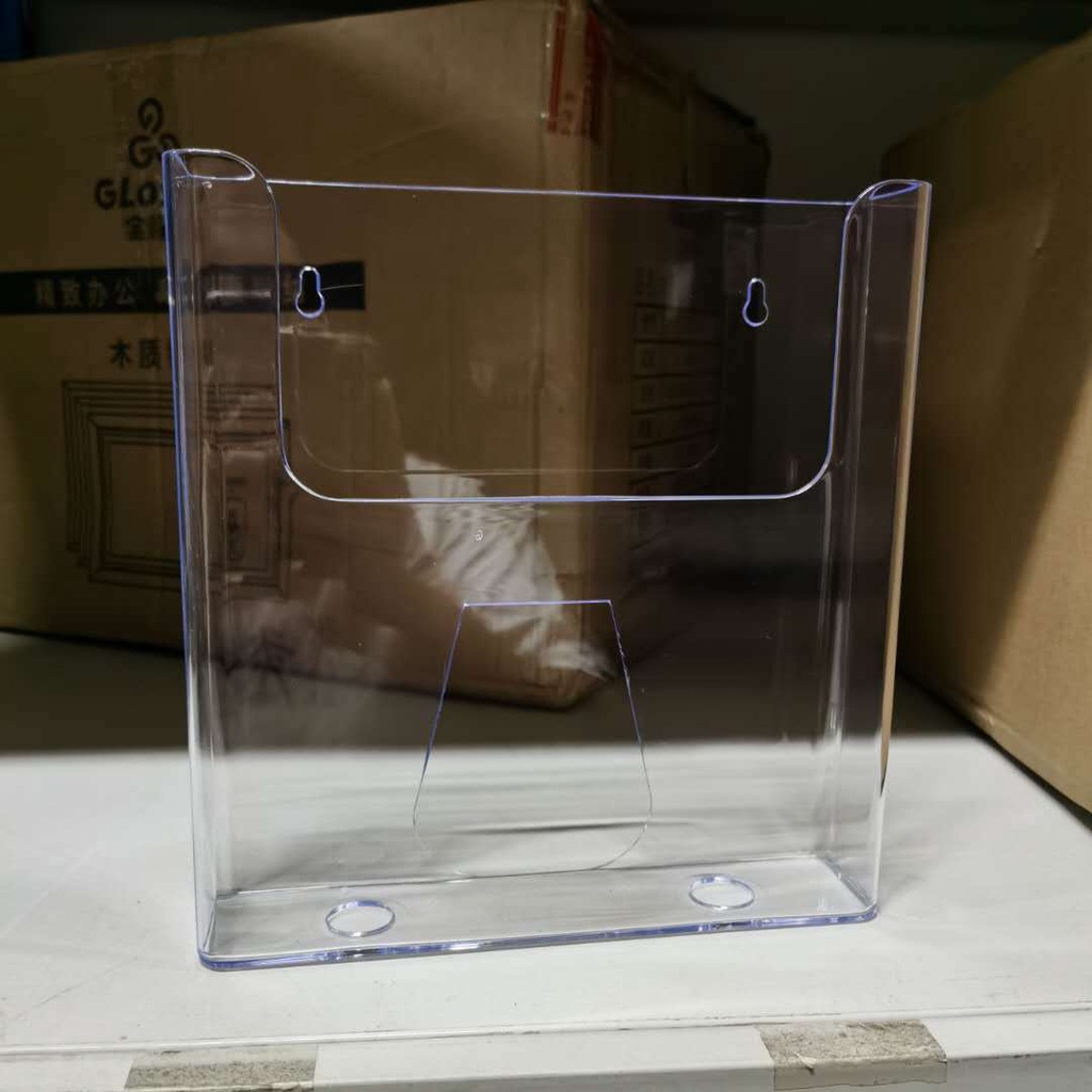A4 Acrylic Display Rack Transparent Wall-Mounted Document Rack A5 ...