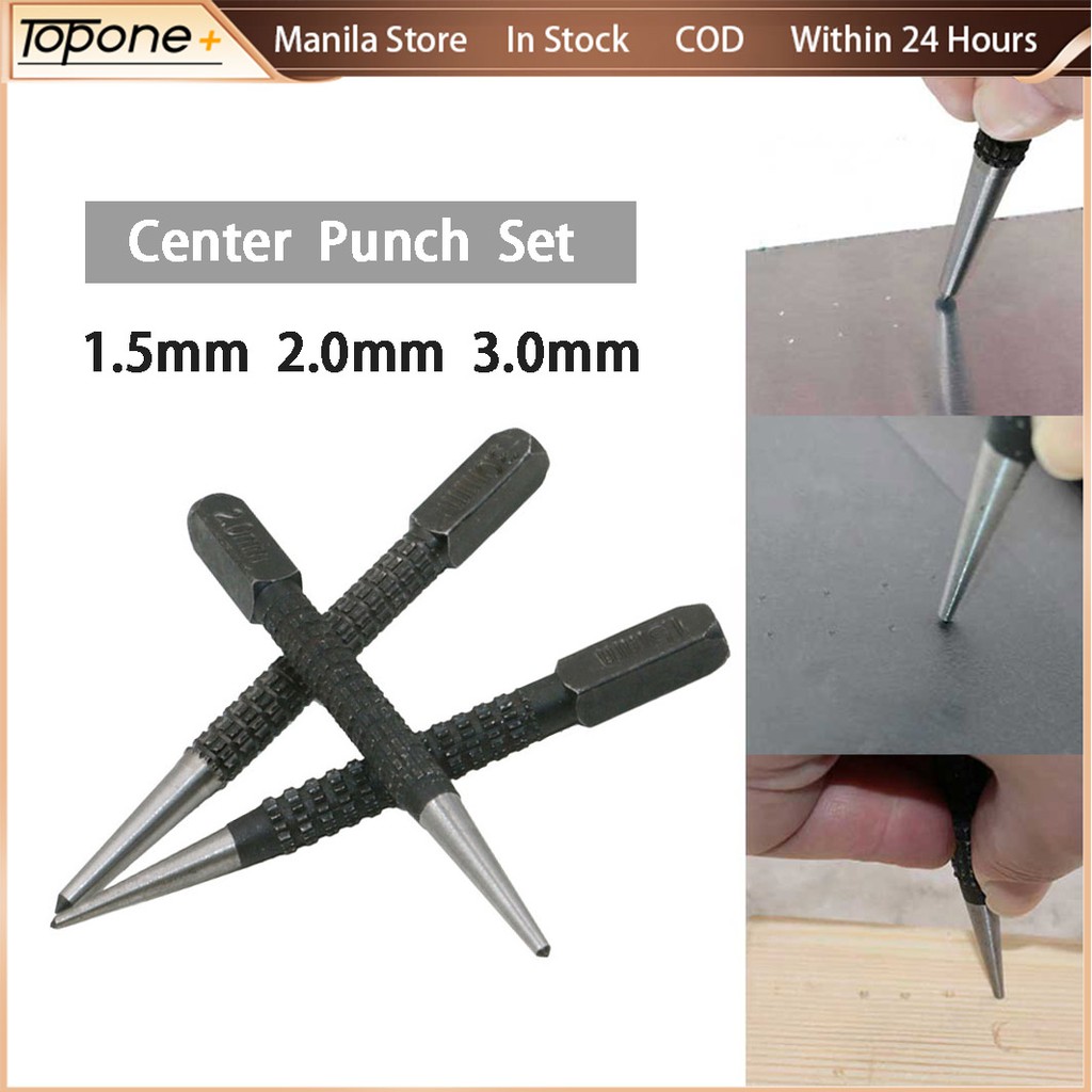 Automatic Center Punch Set DIY Marking Tool Sample Punching Center