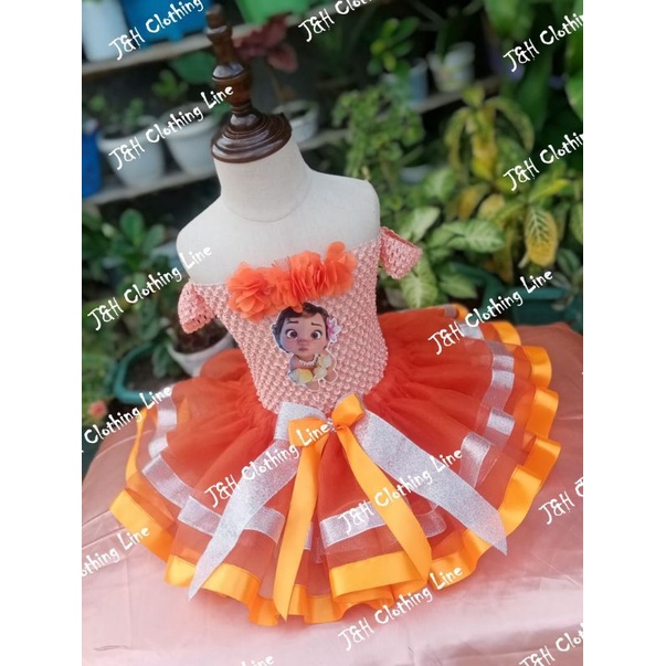 Baby moana shop tutu dress