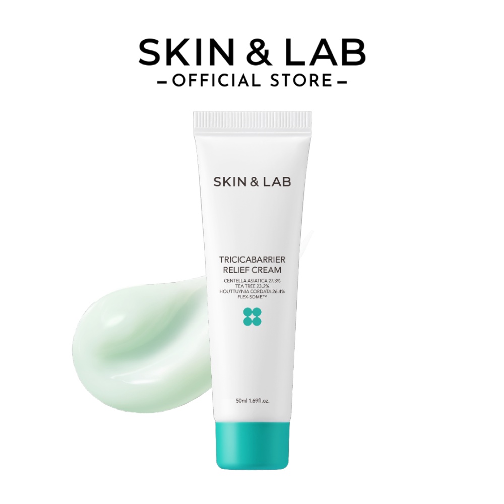 [SKIN&LAB] Tricicabarrier Relief Cream With Cica, Heart Leaf And Tea ...