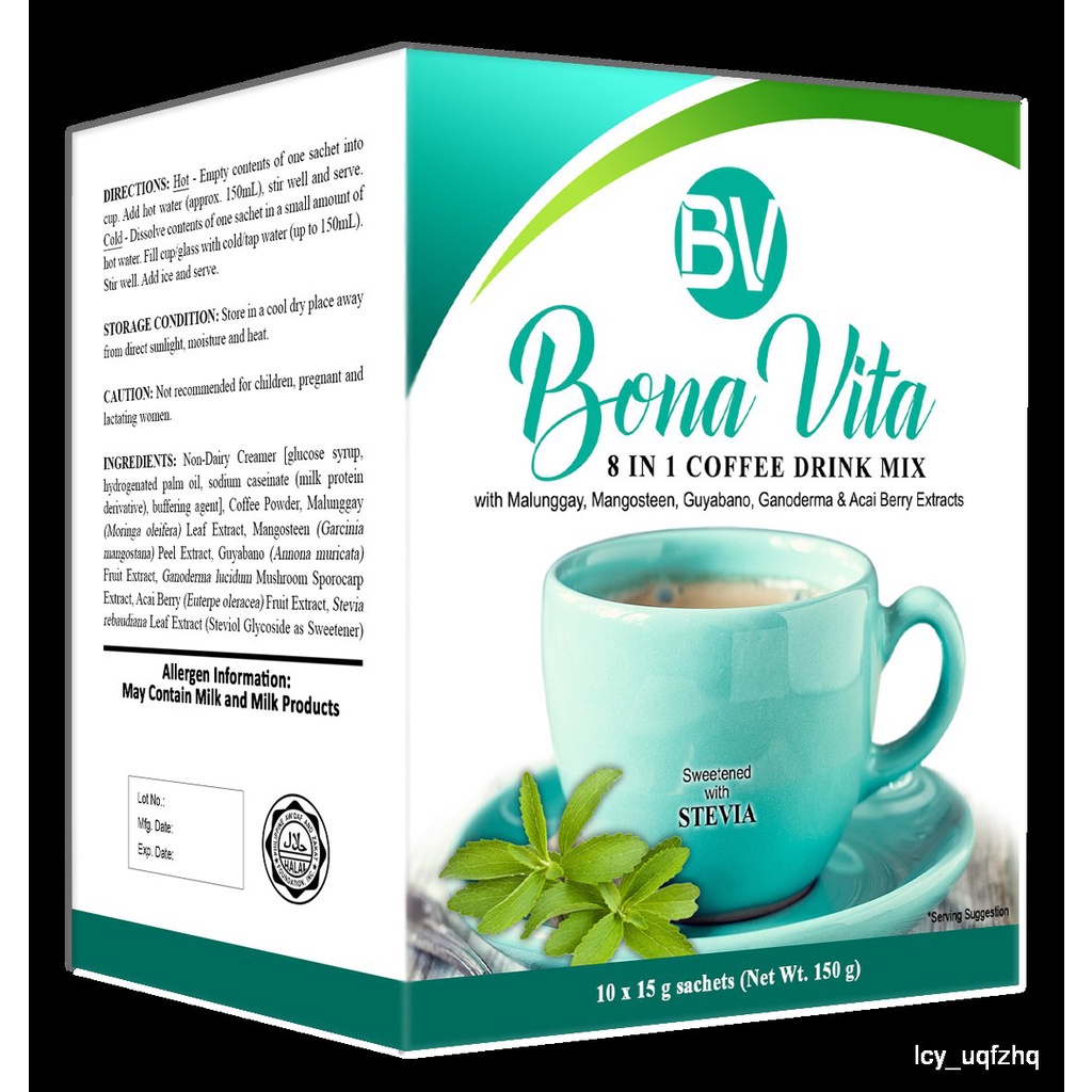 ALL NATURAL Bonavita 8in1 Coffee (Box of 10 Sachets) Shopee Philippines