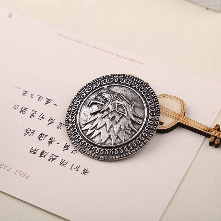 House Stark of Winterfell Wolf Brooches 1Pc Classic TV Shows Doodle Enamel Pins Backpack Button Badge Brooch Shopee Philippines