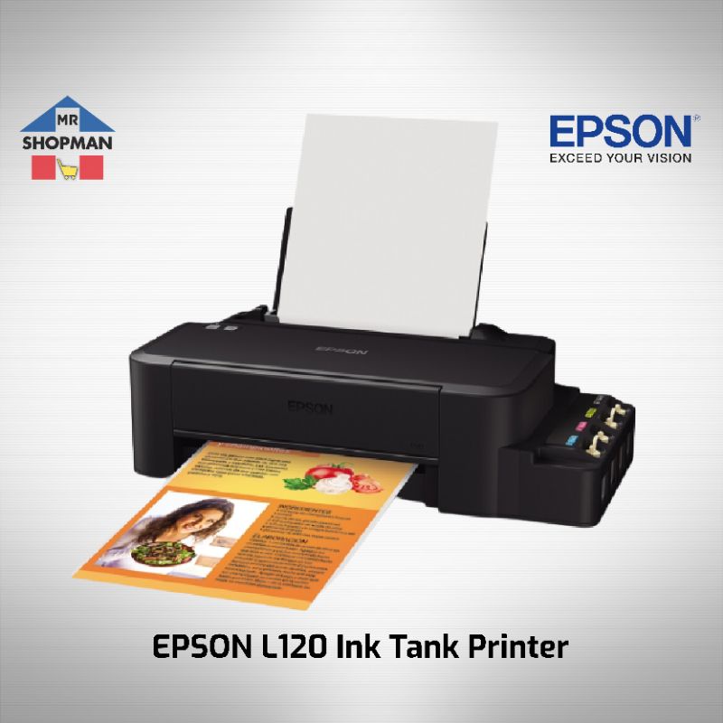 Epson L120 Printer Print Only Ink Tank System Uses 664 Ink Shopee Philippines 8458