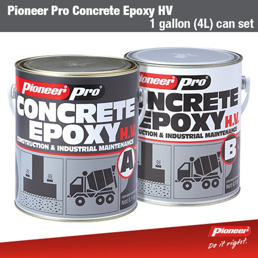 Pioneer Pro Concrete Epoxy High Viscosity for Construction 1 Gallon (4 Liters) Set Shopee