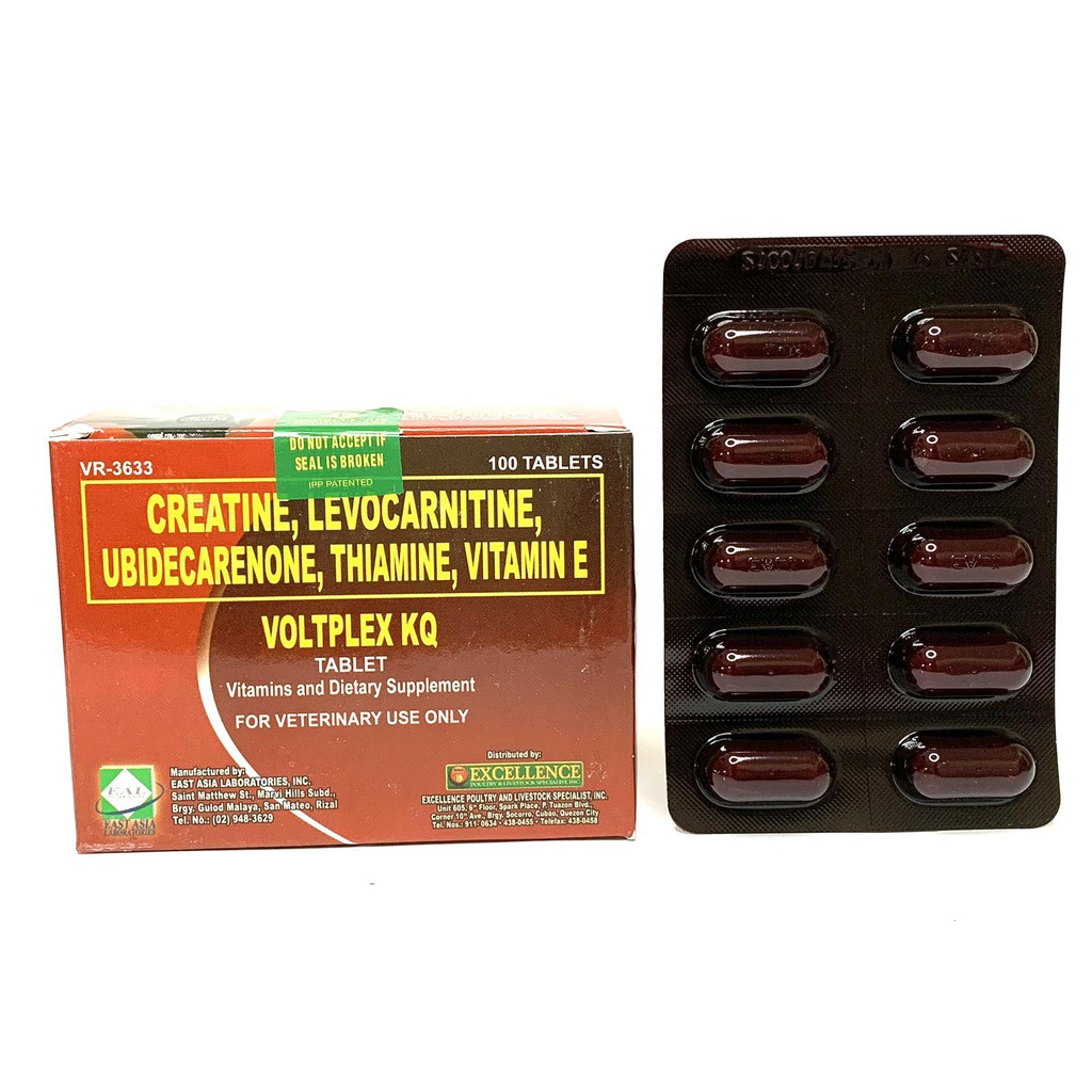 [FCR ARGIVET] 10 Capsules Voltplex KQ for Fighting Cock / Gamefowl ...