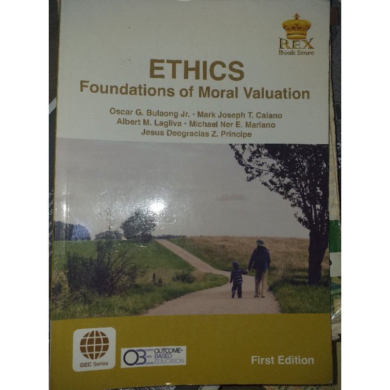 Ethics foundation of moral valuation (rex bookstore) Shopee Philippines