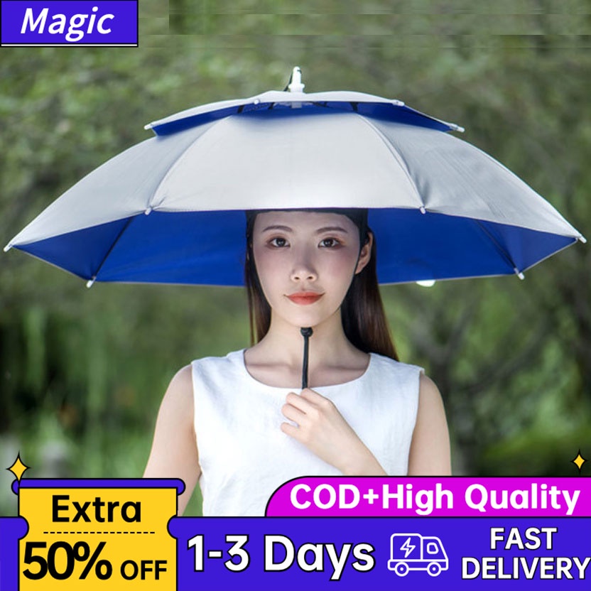 Umbrella Cap UVProtection Hat Sanitation Hat Umbrella Farming Head