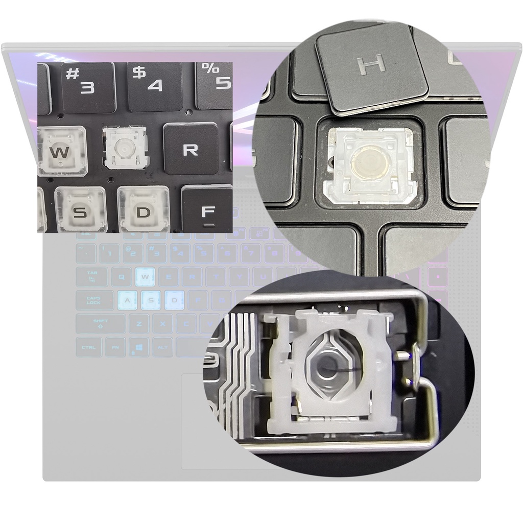 Original Keycap Key Cap Retainer Clip Scissor Hinge For ASUS ROG Strix