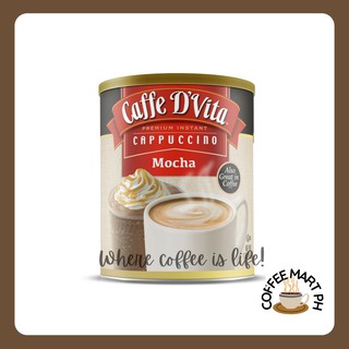 Caffe D'Vita Premium Instant Mocha Cappuccino, 16 oz Canister