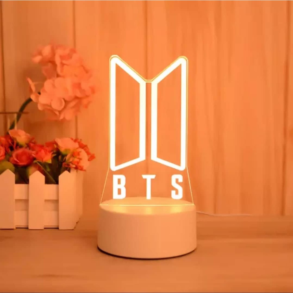 Bangtan Boys 3D NightLight KPOP A.R.M.Y For Fans Gifts Led Table Lamp