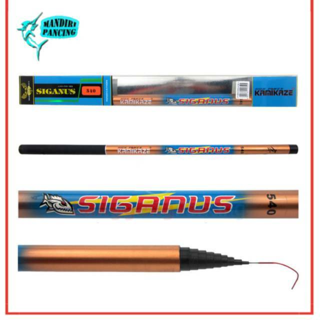 Kamikaze Siganus Carbon Tile Fishing Rod 450cm: | Shopee Philippines