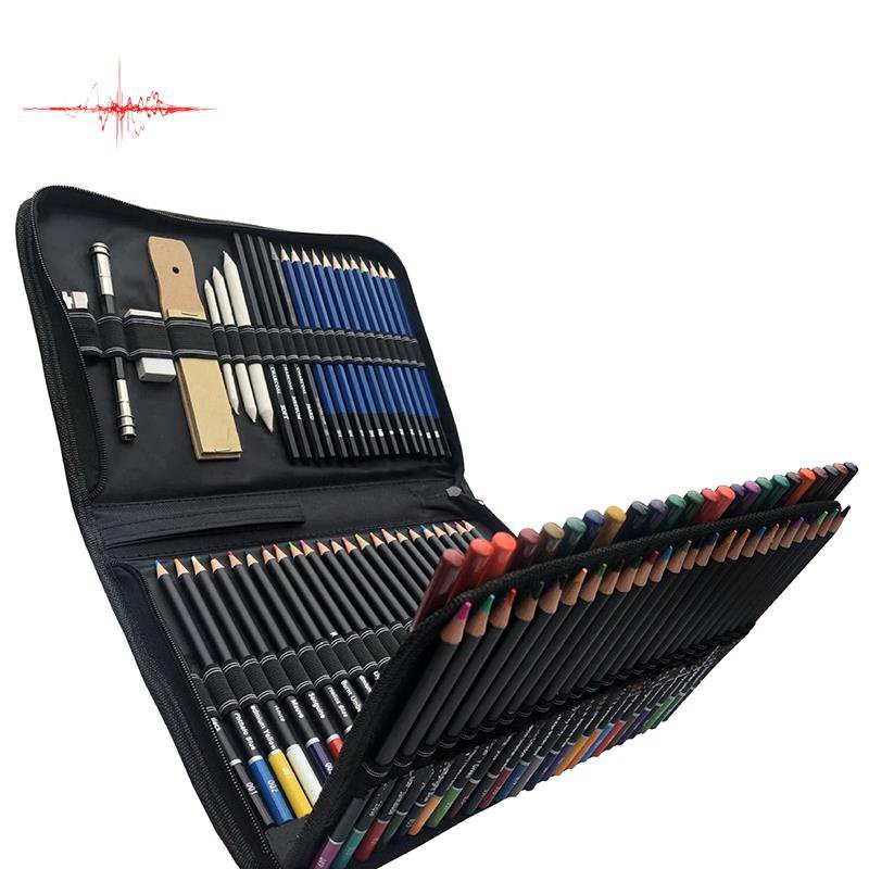 95piece Colouring Pencils Set, Drawing Pencils And Sketching Kit With 