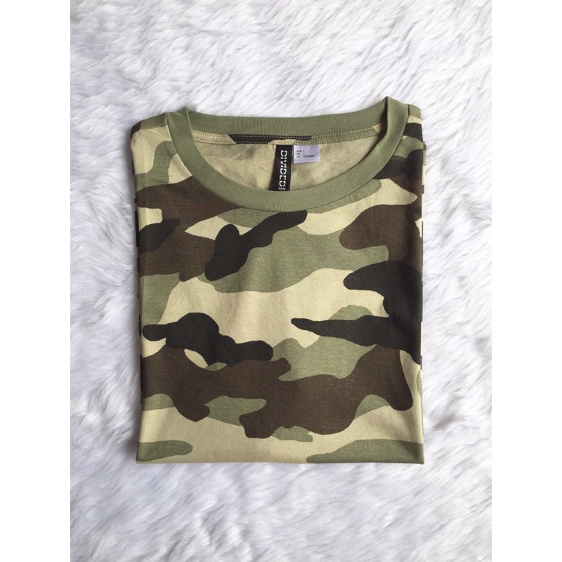 H&m camo outlet shirt