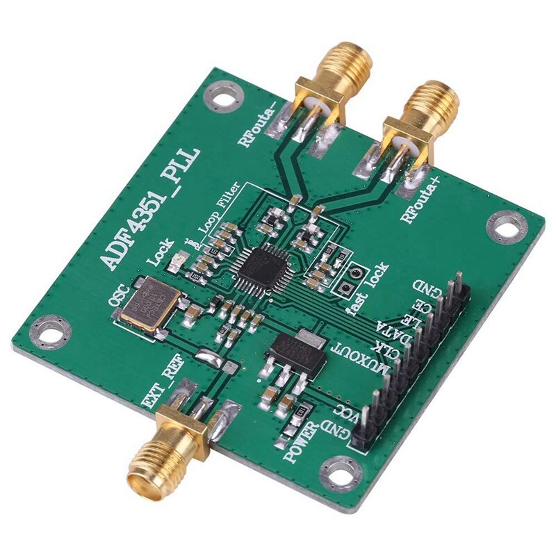 35M-4.4GHz Radio Frequency Synthesizer Module RF Signal Source Board ...