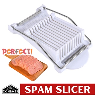 Luncheon Meat Slicer 304 Reinforced Stainless Steel Boiled Egg Fruit Soft  Cheese Slicer Spam Cutter