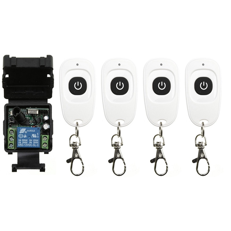 DC12V 24V 1CH 1 CH Mini Wireless RF Remote Control Light Switch 10A