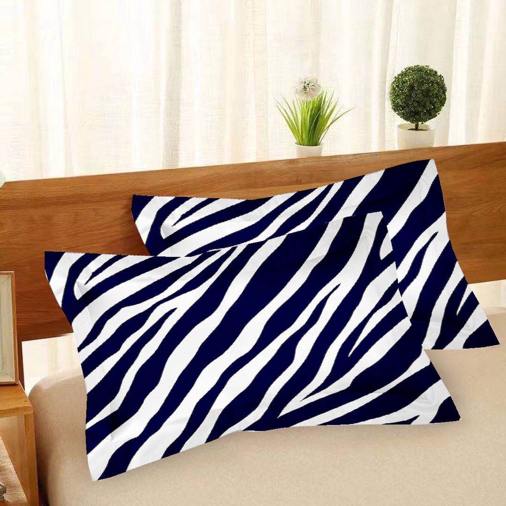 2pcs/set Pillowcases New Sales Gray Black Pillow Cases Semi Cotton Pillowcase Bedding 18*28 Inch