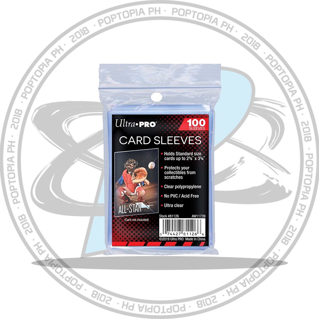 Ultra Pro 100 Pcs Soft Card Sleeves | Shopee Philippines