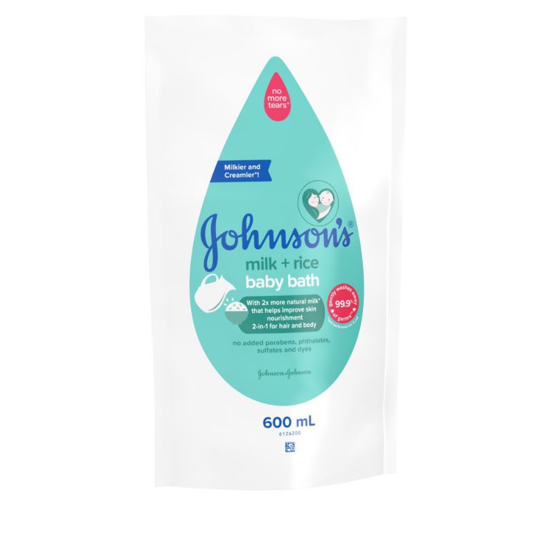 Johnson's Milk + Rice bath Refill 600ml Shopee Philippines