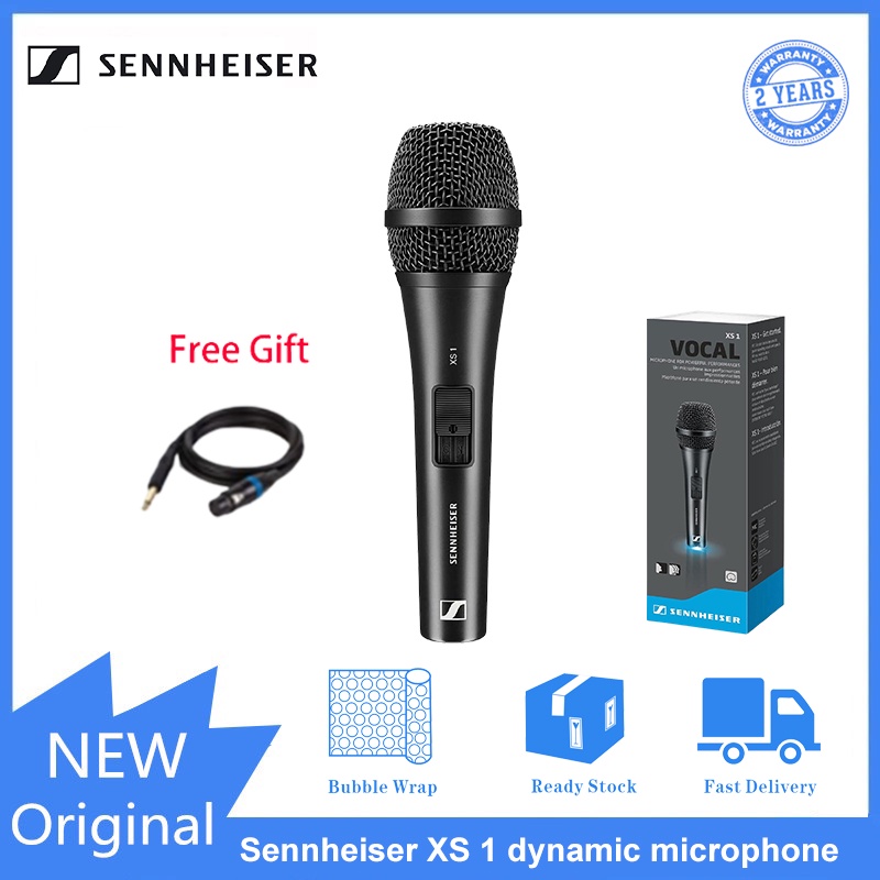 Sennheiser XS1 handheld wired noise-cancelling microphone singing and  speaking stage live K song