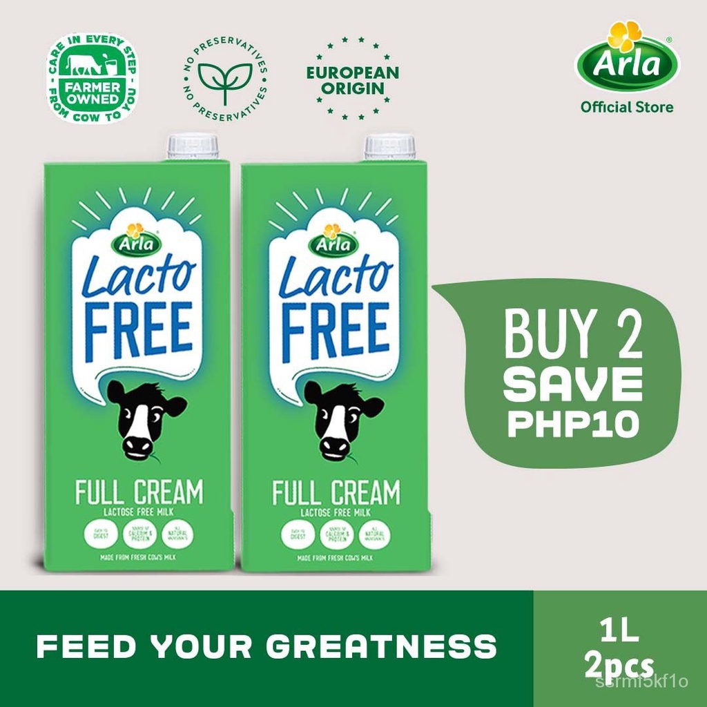Arla Lactose Free Milk 1L Saver's Pack (Expiration Date January 23, 2022) Shopee Philippines