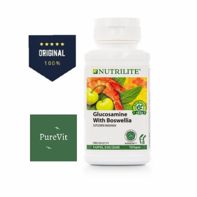 Nutrilite Glucosamine with Boswellia Amway Original EDR6 Shopee
