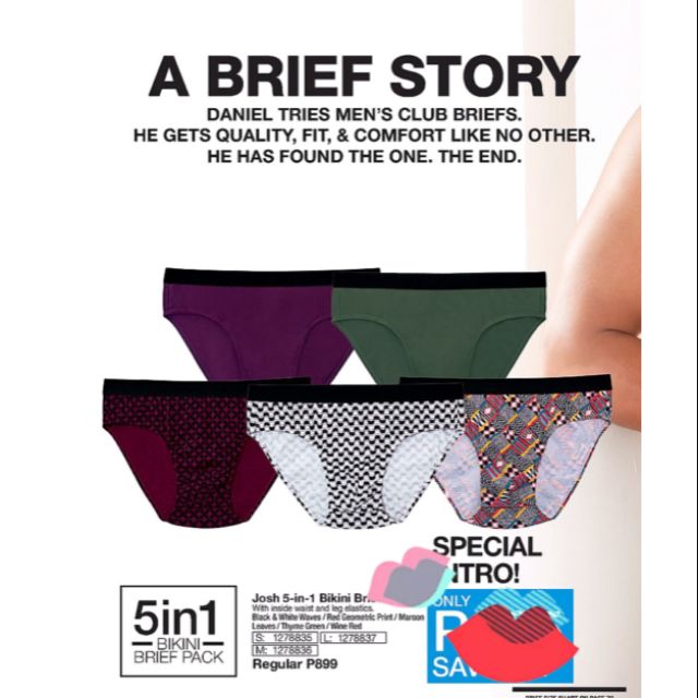 Original Avon Josh 5in1 Bikini Brief