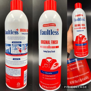 Faultless Niagara Original Finish Ironing Spray Starch 20 Oz, Stain  Remover & Softener