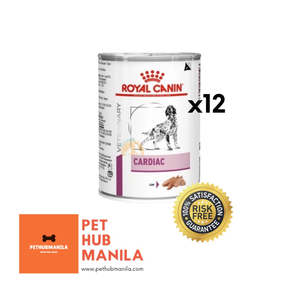 Royal Canin Cardiac Wet Dog Food 410g 12 Cans Shopee Philippines