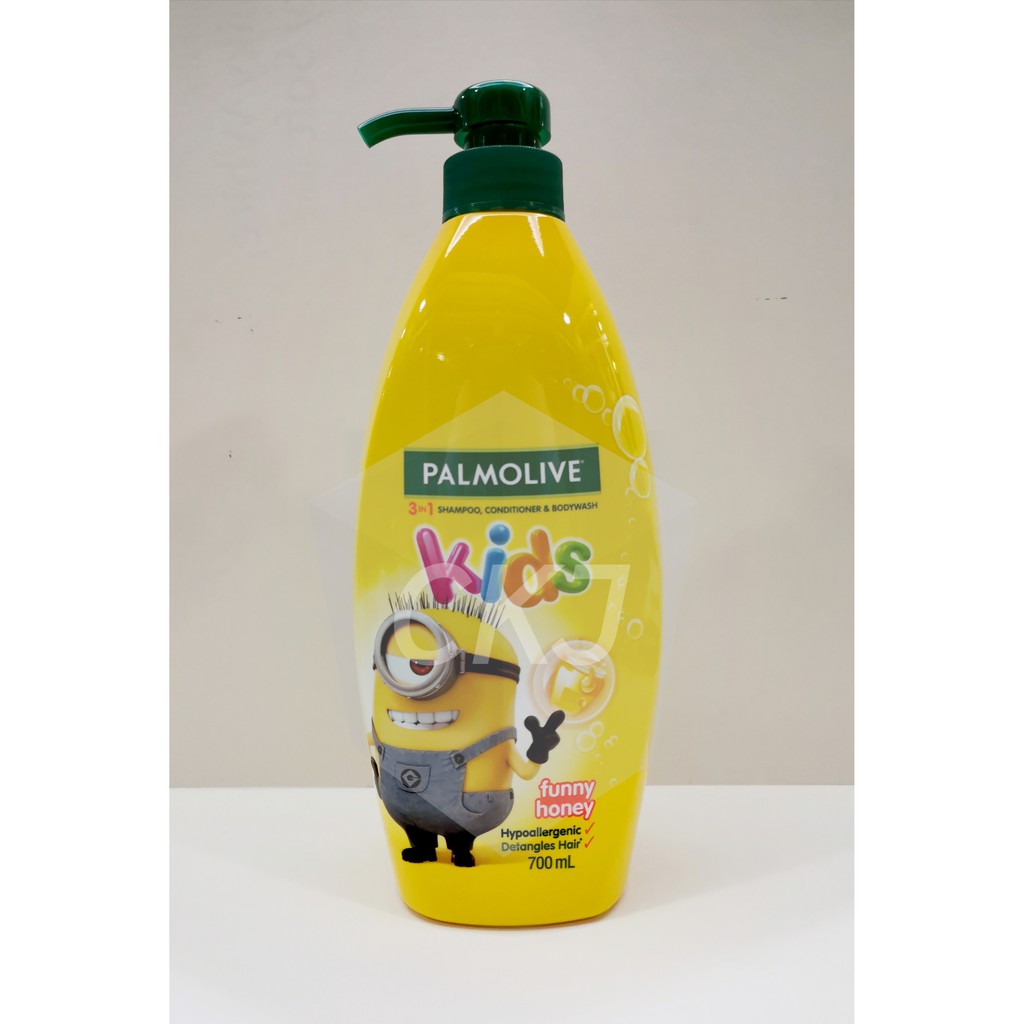 Palmolive Kids Minions Funny Honey 3-in-1 Shampoo, Conditioner & Body ...