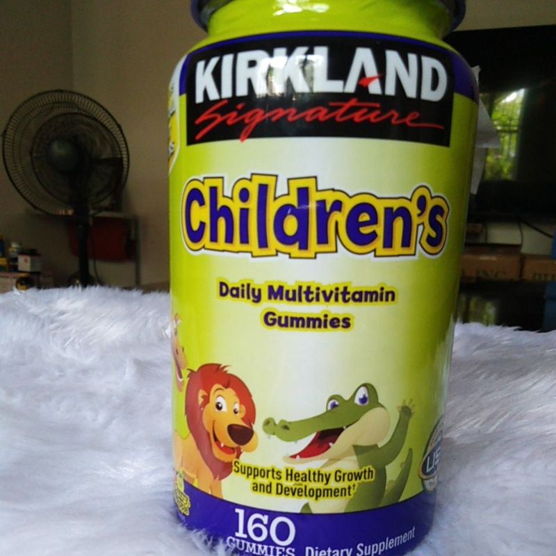 Kirkland Children's Daily Multivitamin Gummies, 160 gummies Shopee