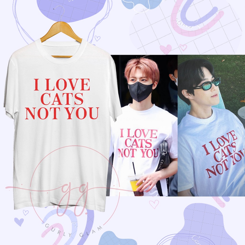 i love cats not you shirt jaemin
