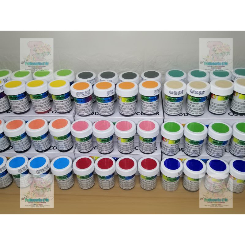ChefMaster Color Gel 1oz Classic Colors 2024/2025 | Shopee Philippines