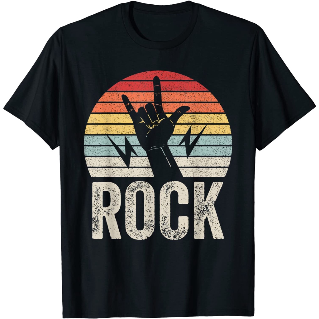 Vintage Retro Vintage Rock And Roll Rock Concert Band TShirt 100 Cotton Men Women Tshirt