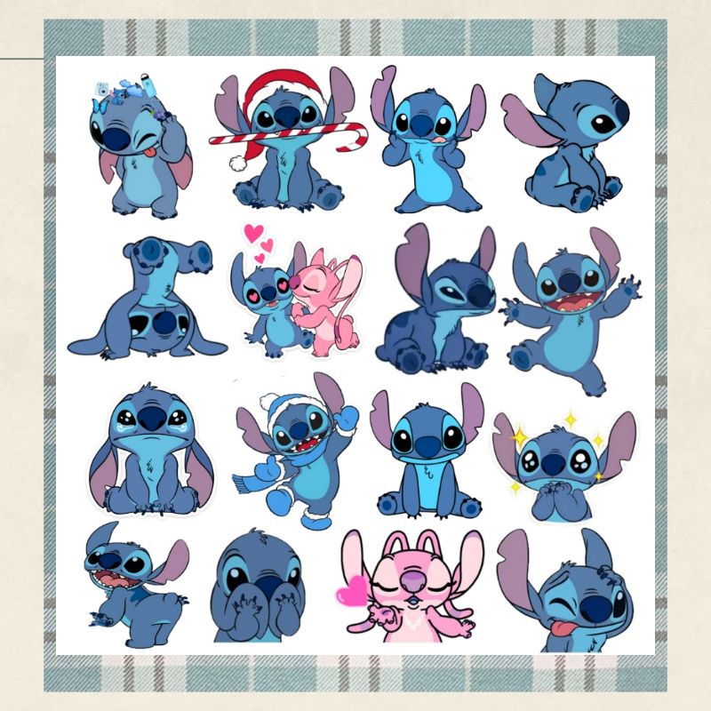 Cute Stitch Stickers 50pcs