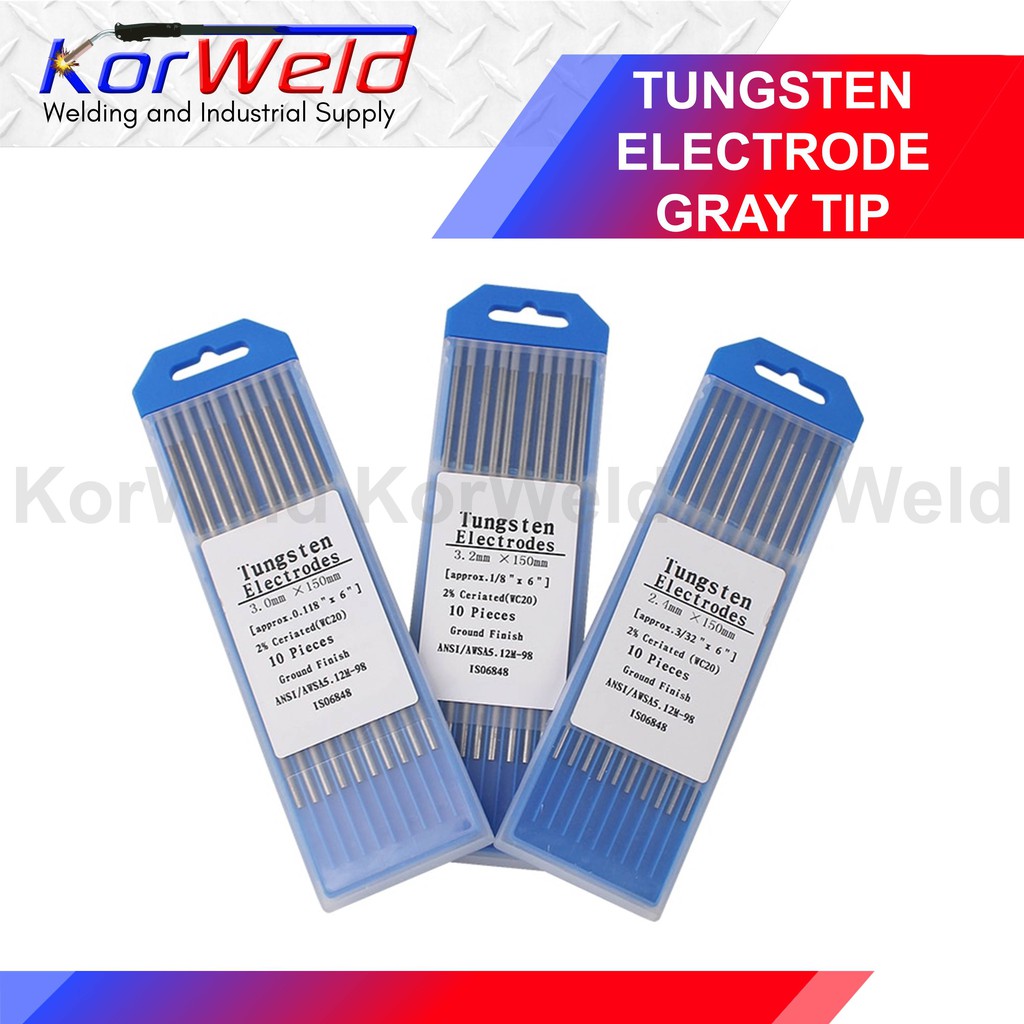 Tungsten Electrode Gray Tip - 10pcs / pack | Shopee Philippines