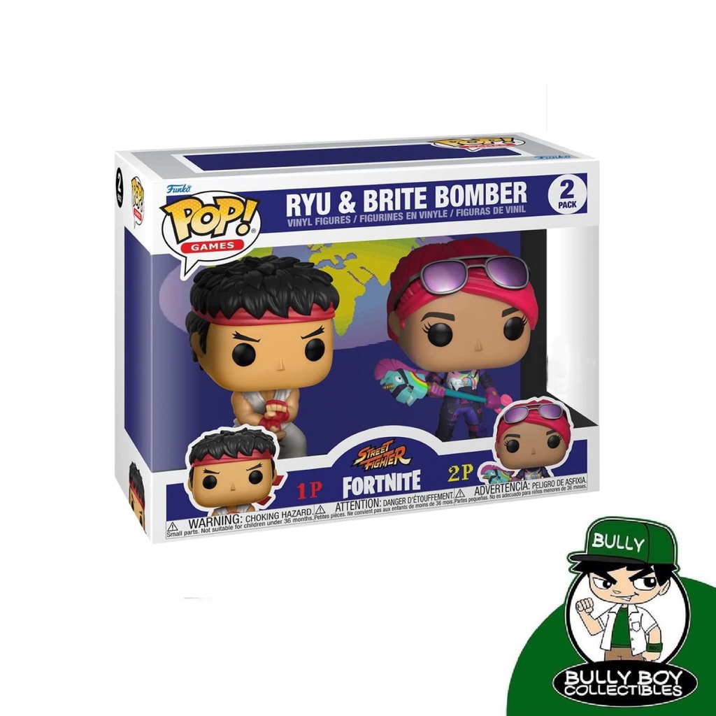 POP! Games: Fortnite - Ryu and Brite Bomber 2-PACK | Shopee Philippines