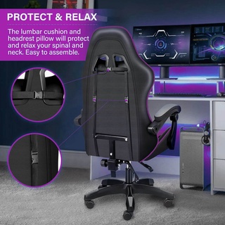 Monster Pokémon Gengar Purple Color Computer Chair Ergonomics chair ...