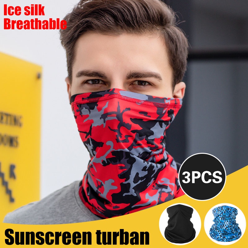 Mask Half Face motorcycle protective gear Face Mask Scarf UV Protection ...