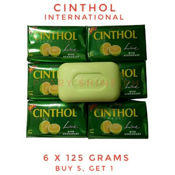 Cinthol Lime Soap (Buy 5, Get 1) 125 grams - Original from UAE | Shopee ...