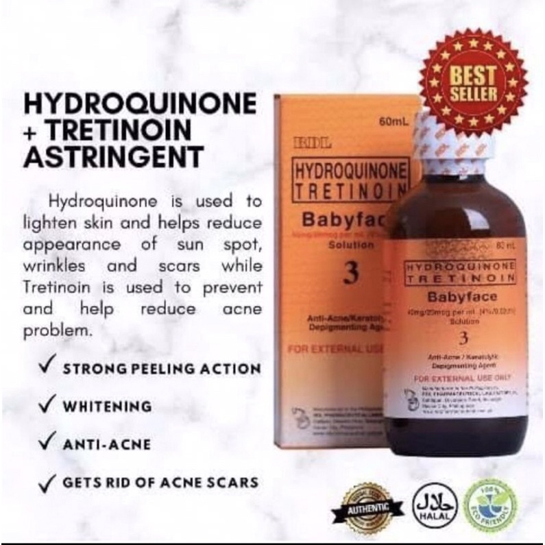 RDL Baby Face solution / Number 3 | 60ml | Original | Shopee Philippines