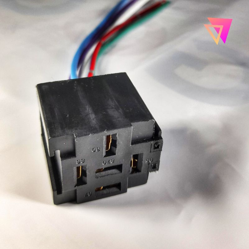 5 Pin Bosch relay Socket with HeavyDuty Japan Copper wire Shopee
