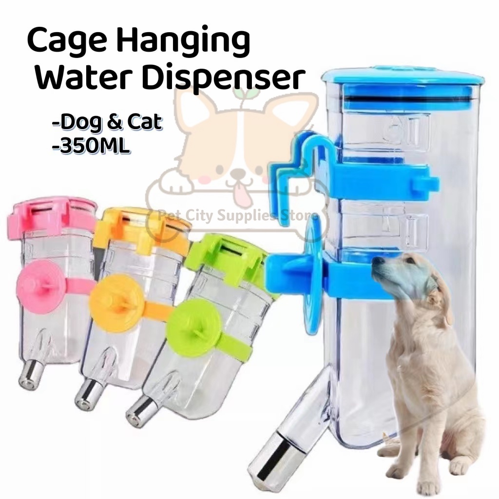 Pet City Automatic Cage Hanging Water Dispenser Cat Dog Drinking Bottle