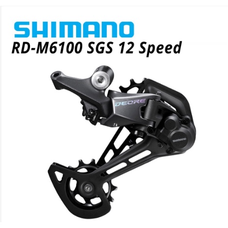 Shimano DEORE RD M6100 Rear Derailleur 12s SGS Long Cage SHADOW MTB ...
