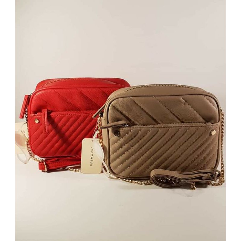 PRIMARK Soft Quilted Chain Details Crossbody Bag Shopee Philippines