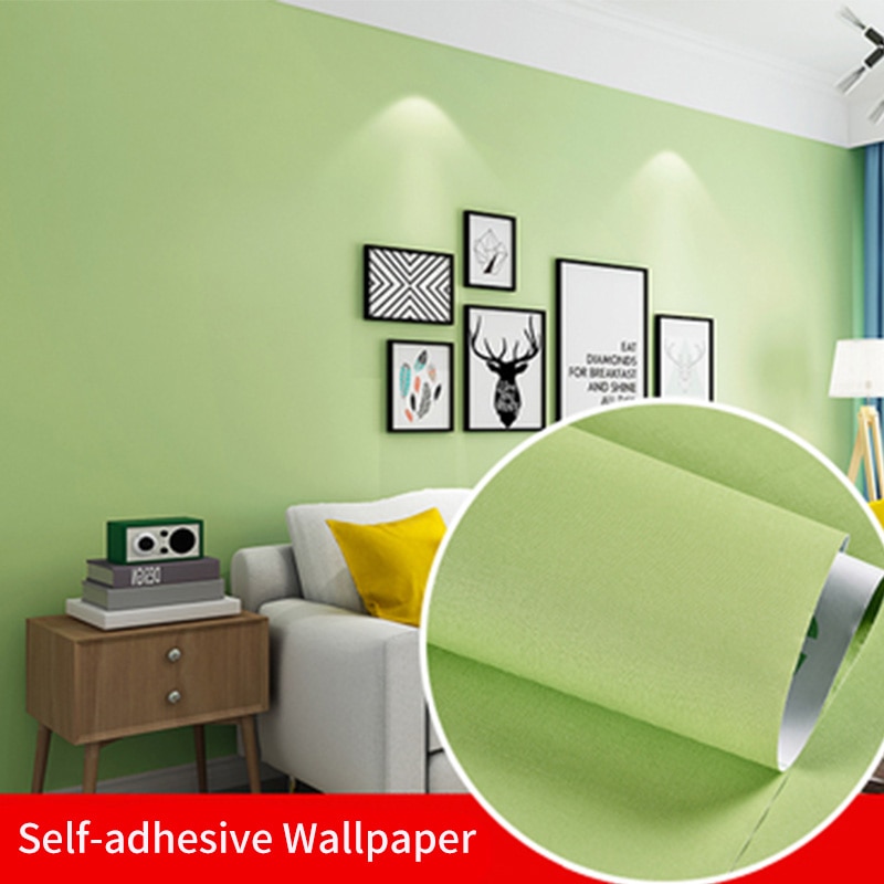 Solid Color Matte Wallpaper Waterproof Self adhesive Vinyl Contact Paper  for Living Room Kids Bedroo | Shopee Philippines